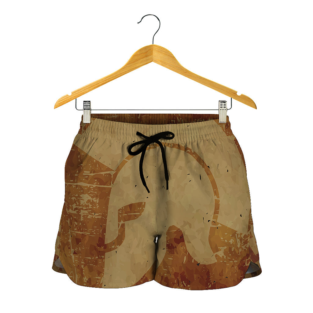 Ancient Spartan Helmet Print Women's Shorts