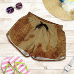 Ancient Spartan Helmet Print Women's Shorts