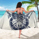 Ancient Spartan Print Beach Sarong Wrap