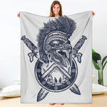 Ancient Spartan Print Blanket