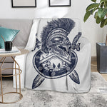 Ancient Spartan Print Blanket