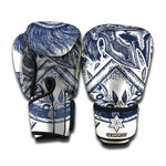 Ancient Spartan Print Boxing Gloves