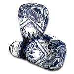 Ancient Spartan Print Boxing Gloves