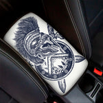 Ancient Spartan Print Car Center Console Cover