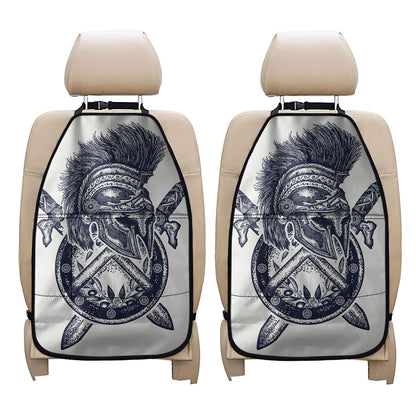Ancient Spartan Print Car Seat Organizers