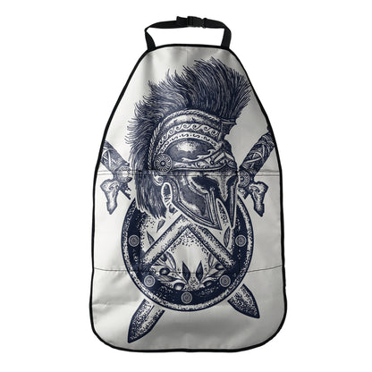 Ancient Spartan Print Car Seat Organizers