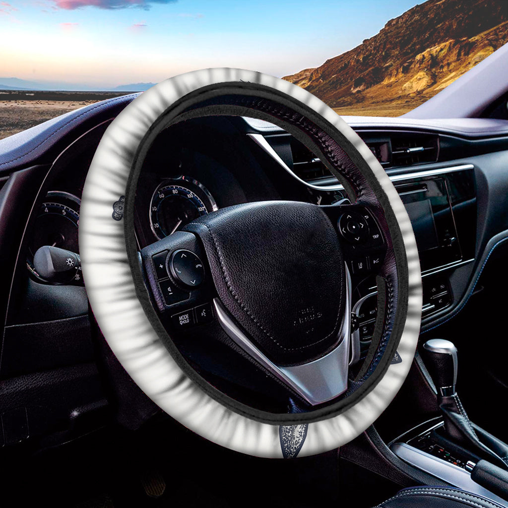 Ancient Spartan Print Car Steering Wheel Cover