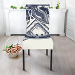 Ancient Spartan Print Dining Chair Slipcover