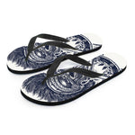 Ancient Spartan Print Flip Flops