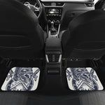 Ancient Spartan Print Front and Back Car Floor Mats