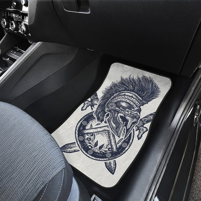 Ancient Spartan Print Front Car Floor Mats