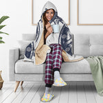 Ancient Spartan Print Hooded Blanket