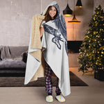 Ancient Spartan Print Hooded Blanket