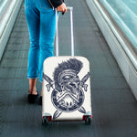 Ancient Spartan Print Luggage Cover