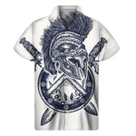 Ancient Spartan Print Men's Short Sleeve Shirt