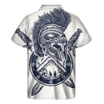 Ancient Spartan Print Men's Short Sleeve Shirt