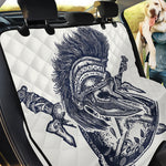 Ancient Spartan Print Pet Car Back Seat Cover