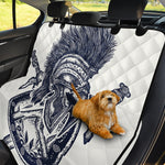 Ancient Spartan Print Pet Car Back Seat Cover