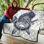 Ancient Spartan Print Quilt