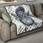 Ancient Spartan Print Quilt