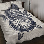 Ancient Spartan Print Quilt Bed Set