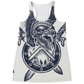 Ancient Spartan Print Women's Racerback Tank Top