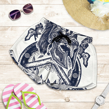 Ancient Spartan Print Women's Shorts