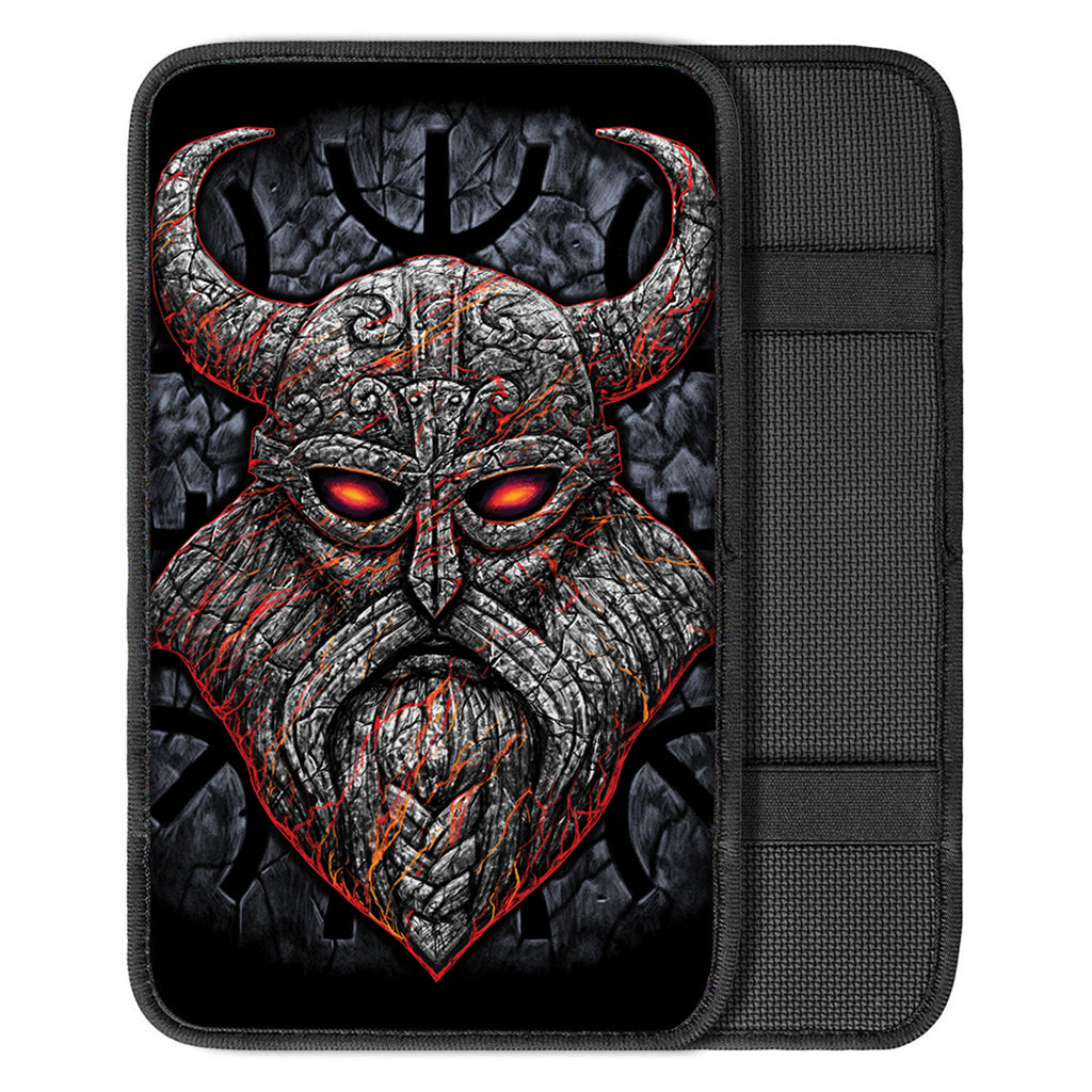 Ancient Viking Norse God Odin Print Car Center Console Cover