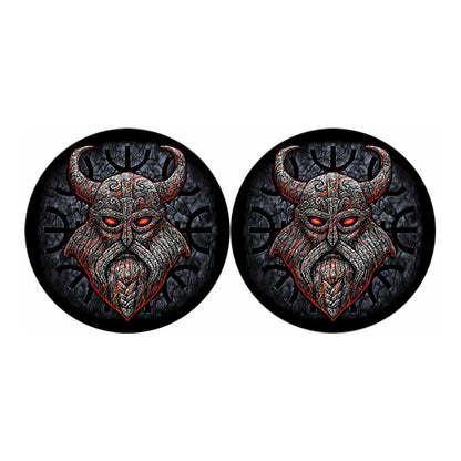 Ancient Viking Norse God Odin Print Car Coasters