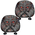 Ancient Viking Norse God Odin Print Car Headrest Covers