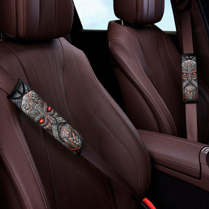 Ancient Viking Norse God Odin Print Car Seat Belt Covers