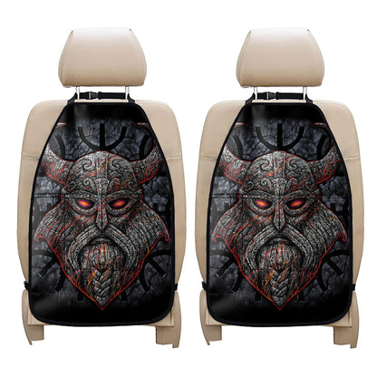 Ancient Viking Norse God Odin Print Car Seat Organizers
