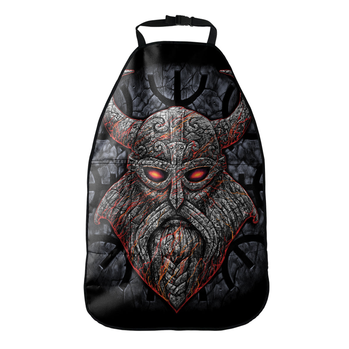 Ancient Viking Norse God Odin Print Car Seat Organizers