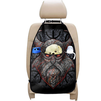 Ancient Viking Norse God Odin Print Car Seat Organizers