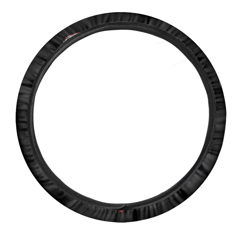Ancient Viking Norse God Odin Print Car Steering Wheel Cover