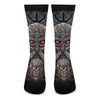 Ancient Viking Norse God Odin Print Crew Socks