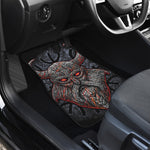 Ancient Viking Norse God Odin Print Front and Back Car Floor Mats