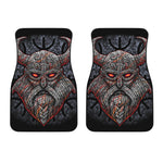 Ancient Viking Norse God Odin Print Front Car Floor Mats