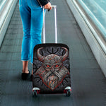Ancient Viking Norse God Odin Print Luggage Cover