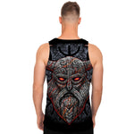 Ancient Viking Norse God Odin Print Men's Tank Top