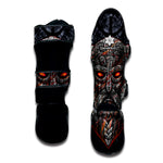 Ancient Viking Norse God Odin Print Muay Thai Shin Guard