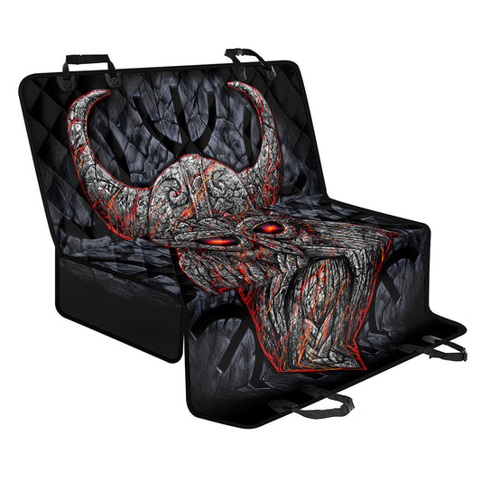 Ancient Viking Norse God Odin Print Pet Car Back Seat Cover