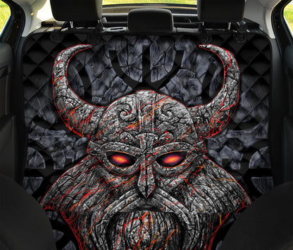 Ancient Viking Norse God Odin Print Pet Car Back Seat Cover