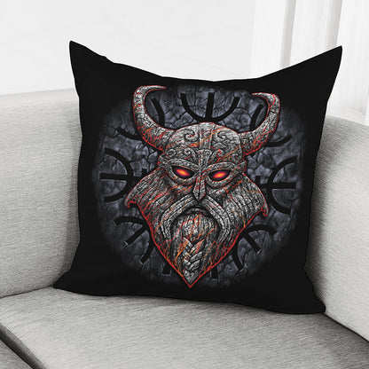 Ancient Viking Norse God Odin Print Pillow Cover
