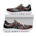 Ancient Viking Norse God Odin Print White Running Shoes