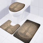Ancient Yggdrasil Tree Print 3 Piece Bath Mat Set