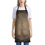 Ancient Yggdrasil Tree Print Apron