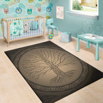 Ancient Yggdrasil Tree Print Area Rug