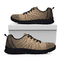 Ancient Yggdrasil Tree Print Black Running Shoes