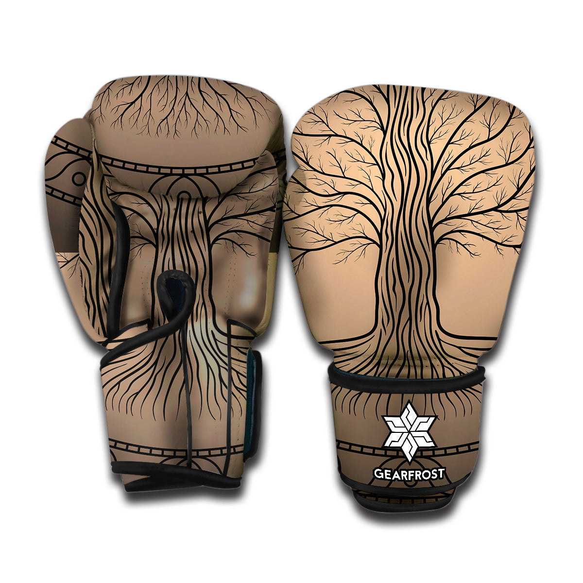 Ancient Yggdrasil Tree Print Boxing Gloves